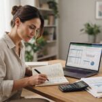 Persona organizando para salir de las deudas y recuperar el control financiero